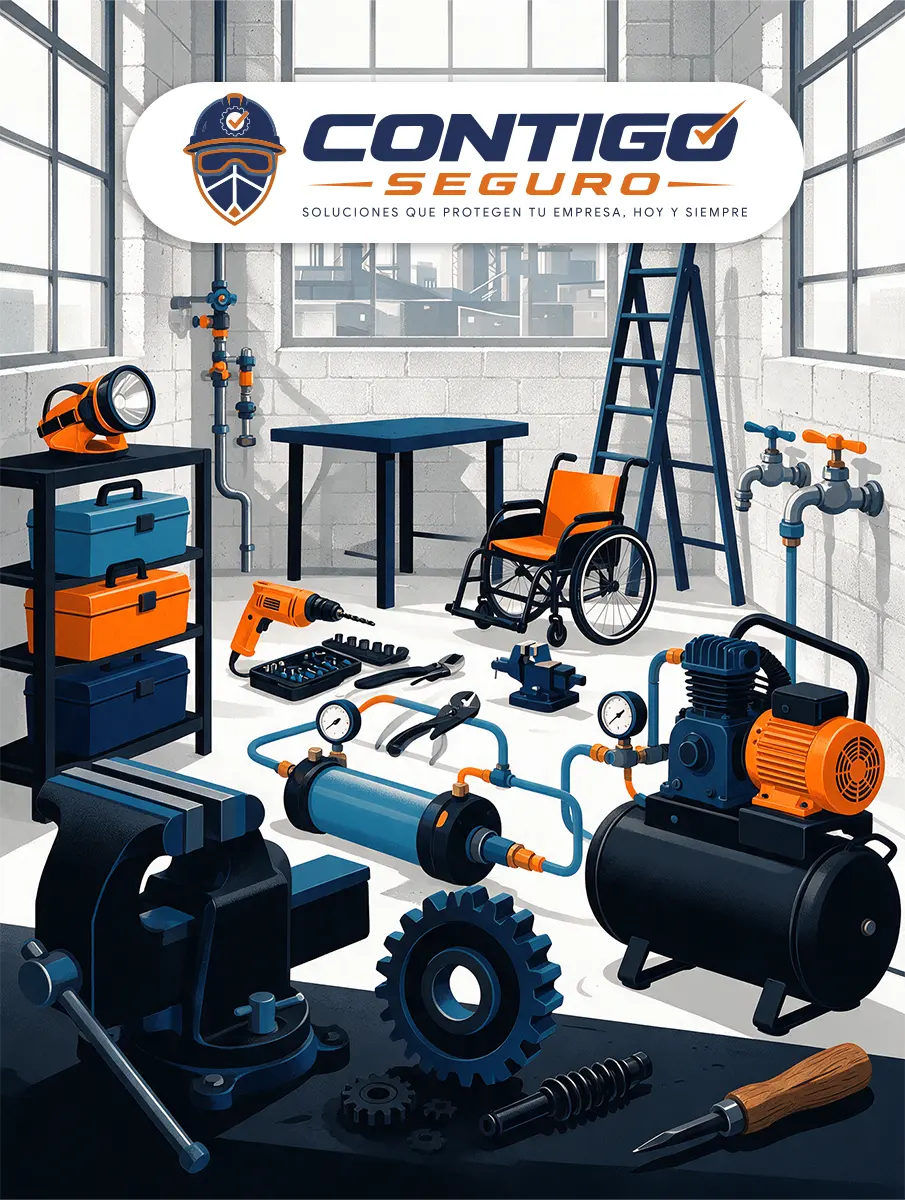 Herramientas, equipos y componentes para abastecimiento industrial